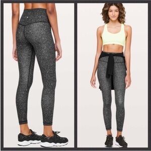 New with Tags Lululemon Align 7/8 Pant Size 6 Color Luminesce Splatter Ice